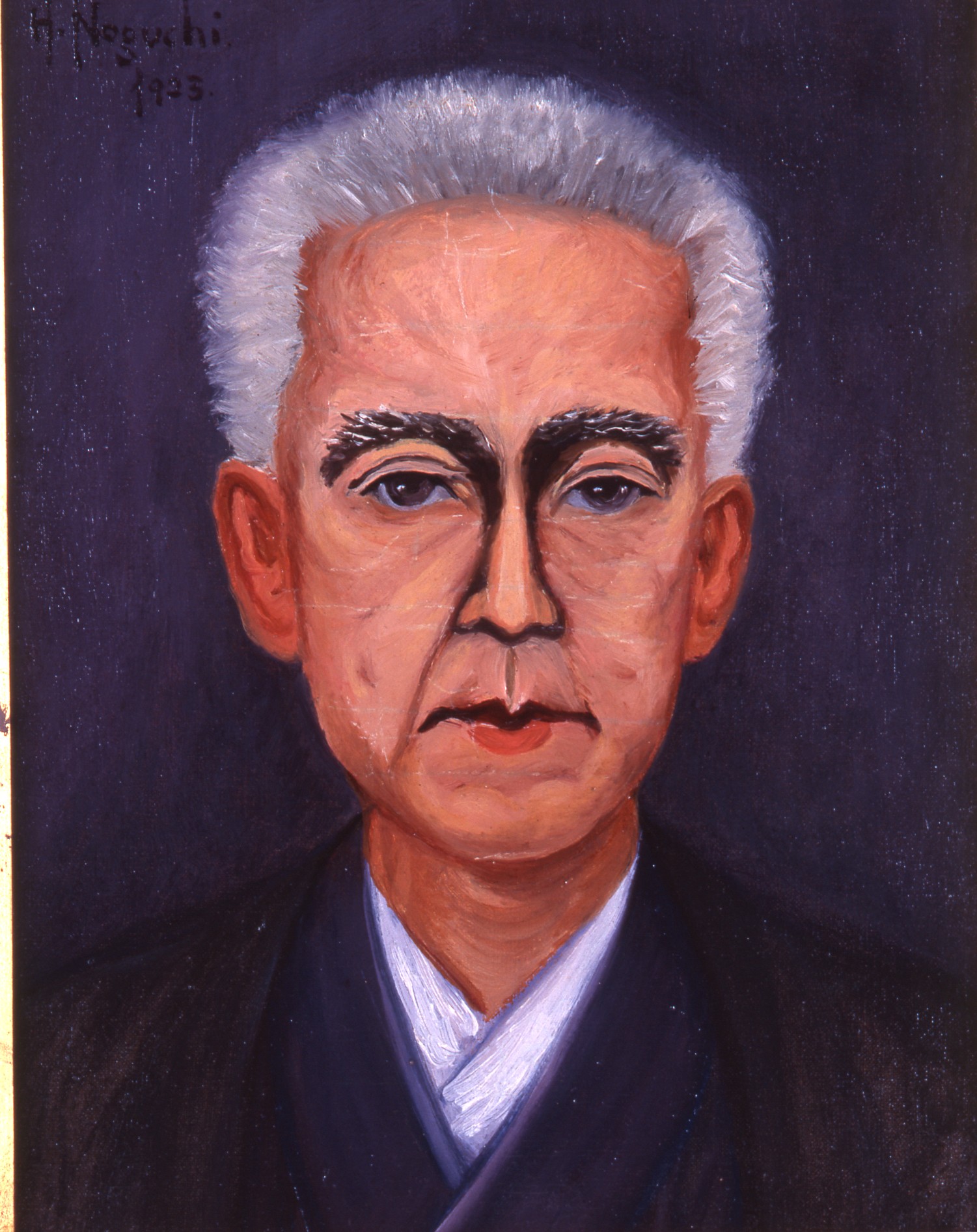 野口英世博士が描いた小林栄先生の肖像画